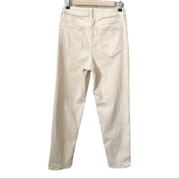 Athleta Flex Sculptek Cream Straight Leg Jeans - Picture 3 of 10